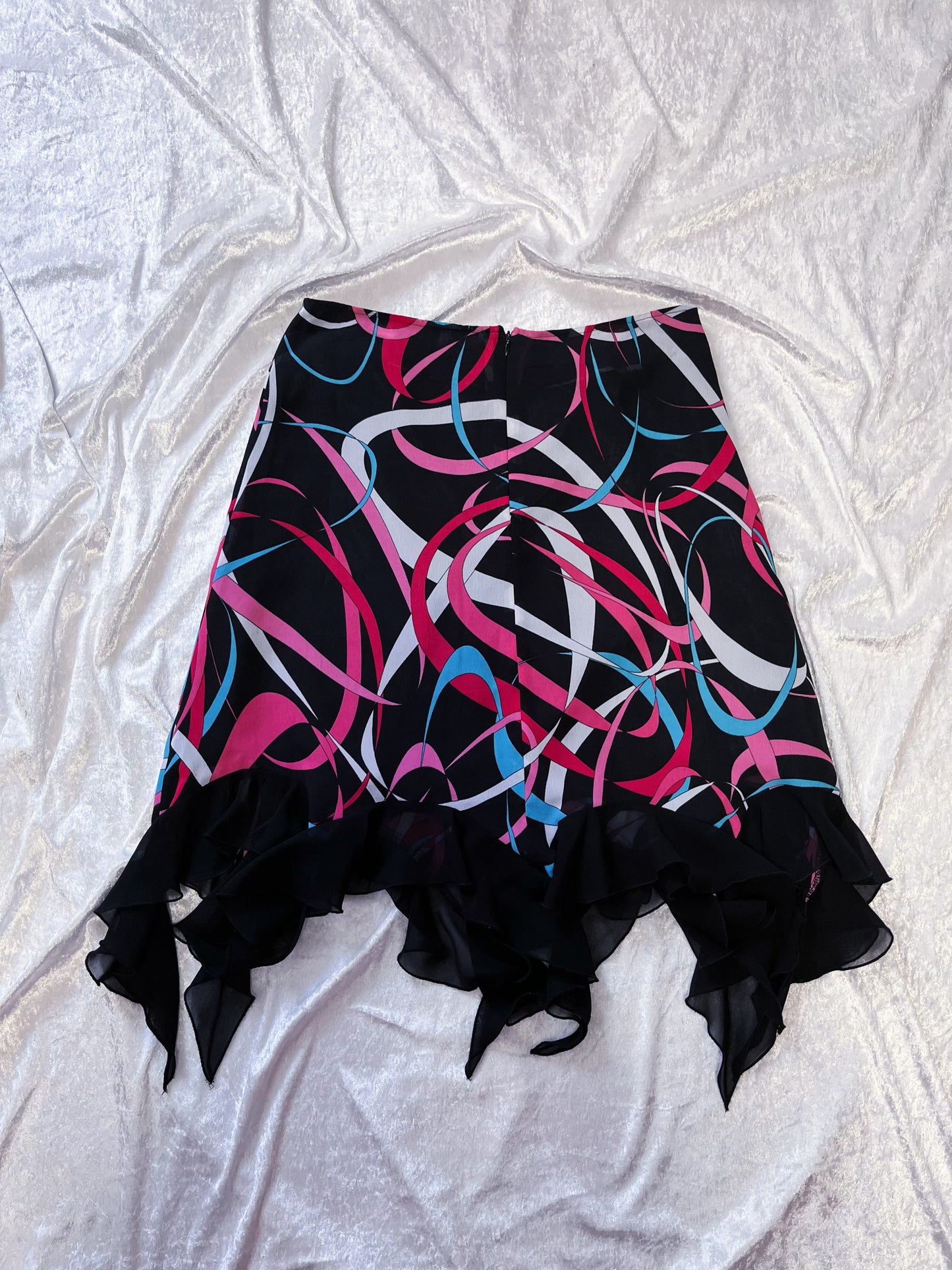 Y2K witchy asymmetrical skirt