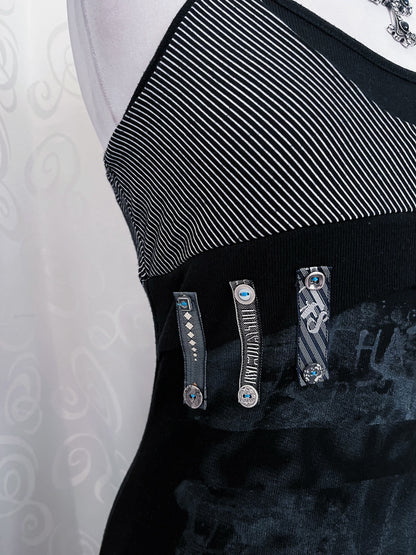 00’s Alt patchwork dress 🕸️🕷️