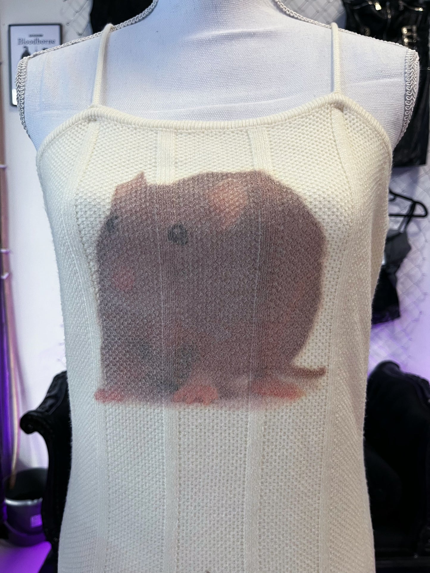 Rats REWORKED knit dress 🐀