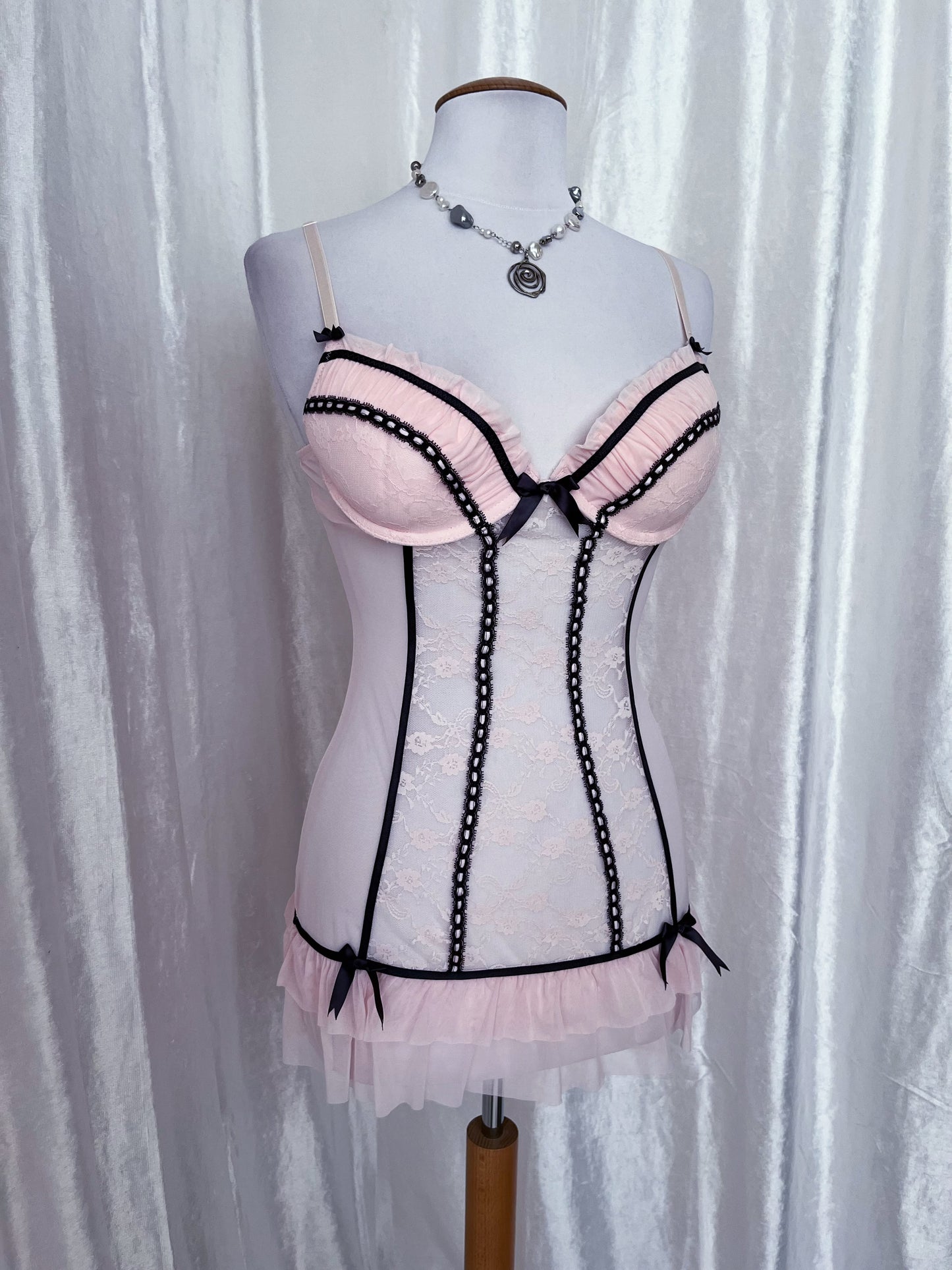 Fairy coquette see-through & lace babydoll 🎀🧚🏻