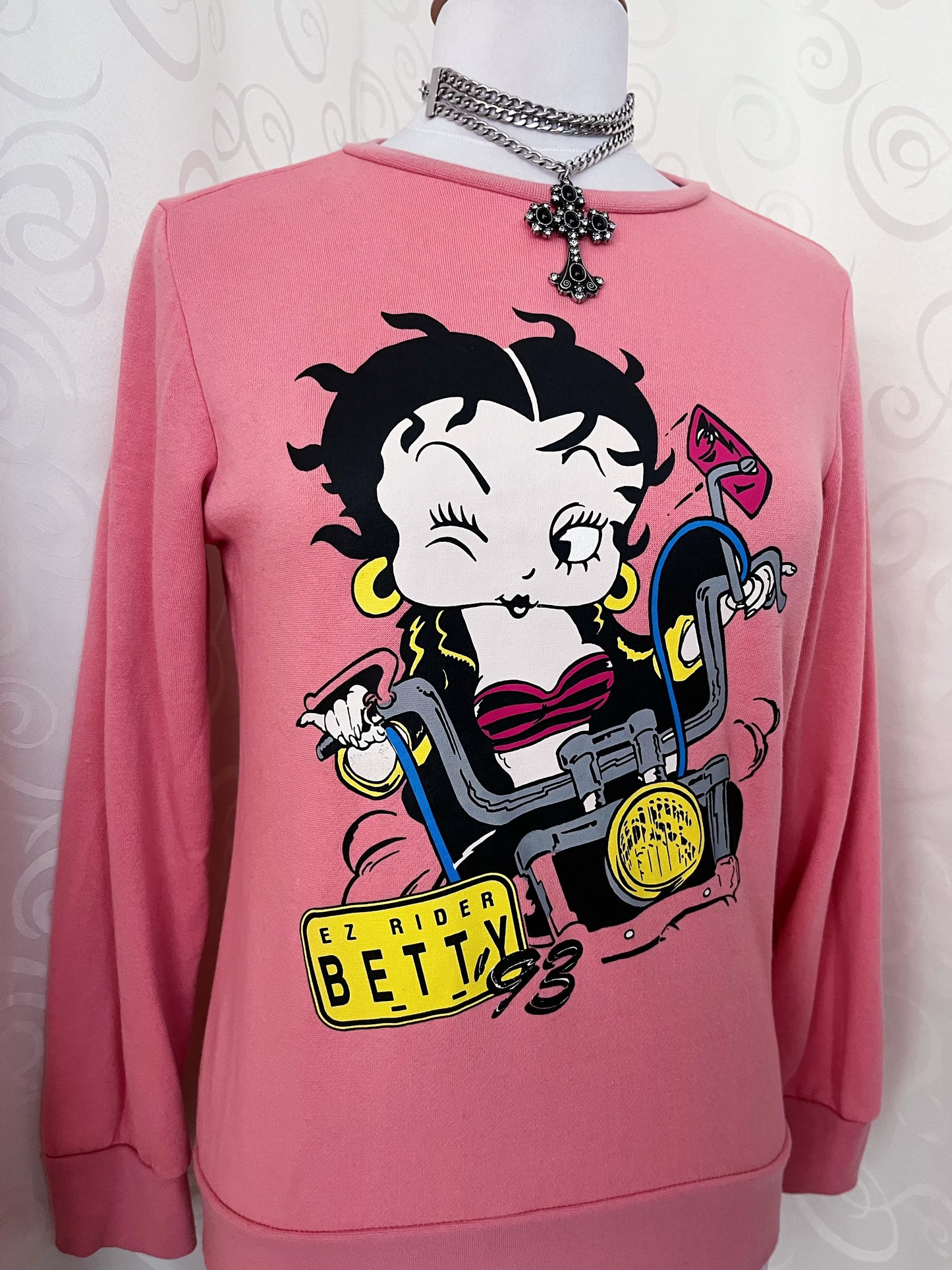 00’s Original BETTY BOOP racing sweatshirt 🏍️