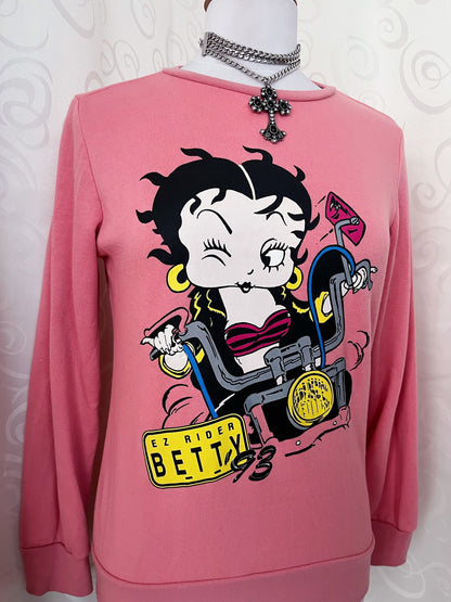 00’s Original BETTY BOOP racing sweatshirt 🏍️