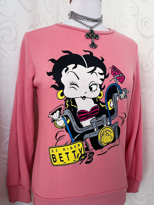 00’s Original BETTY BOOP racing sweatshirt 🏍️