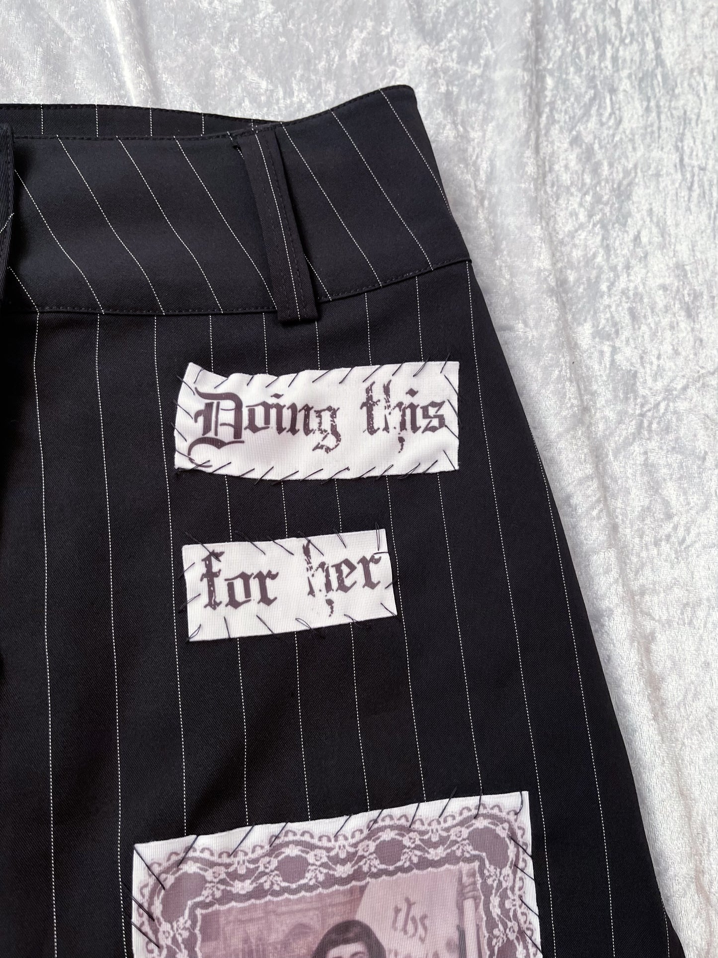 Joan of Arc REWORKED patchworks striped skirt 🗡️⚔️