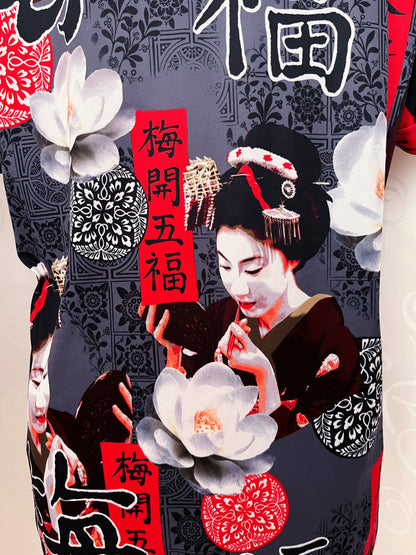 00’s Geisha clockhouse shirt 🐉