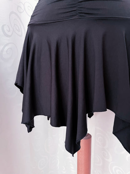 Witchy black asymmetrical skirt 🔮
