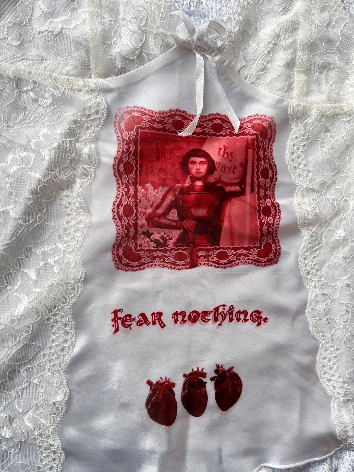 Joan of Arc: Fear Nothing REWORKED cami satin top with lace detail 🗡️🏹