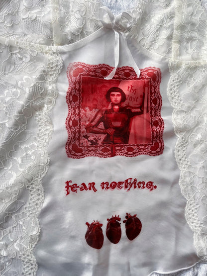Joan of Arc: Fear Nothing REWORKED cami satin top with lace detail 🗡️🏹