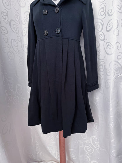Gothic / Jirai Kei princess style black United Colors of Benetton coat 🦇💜