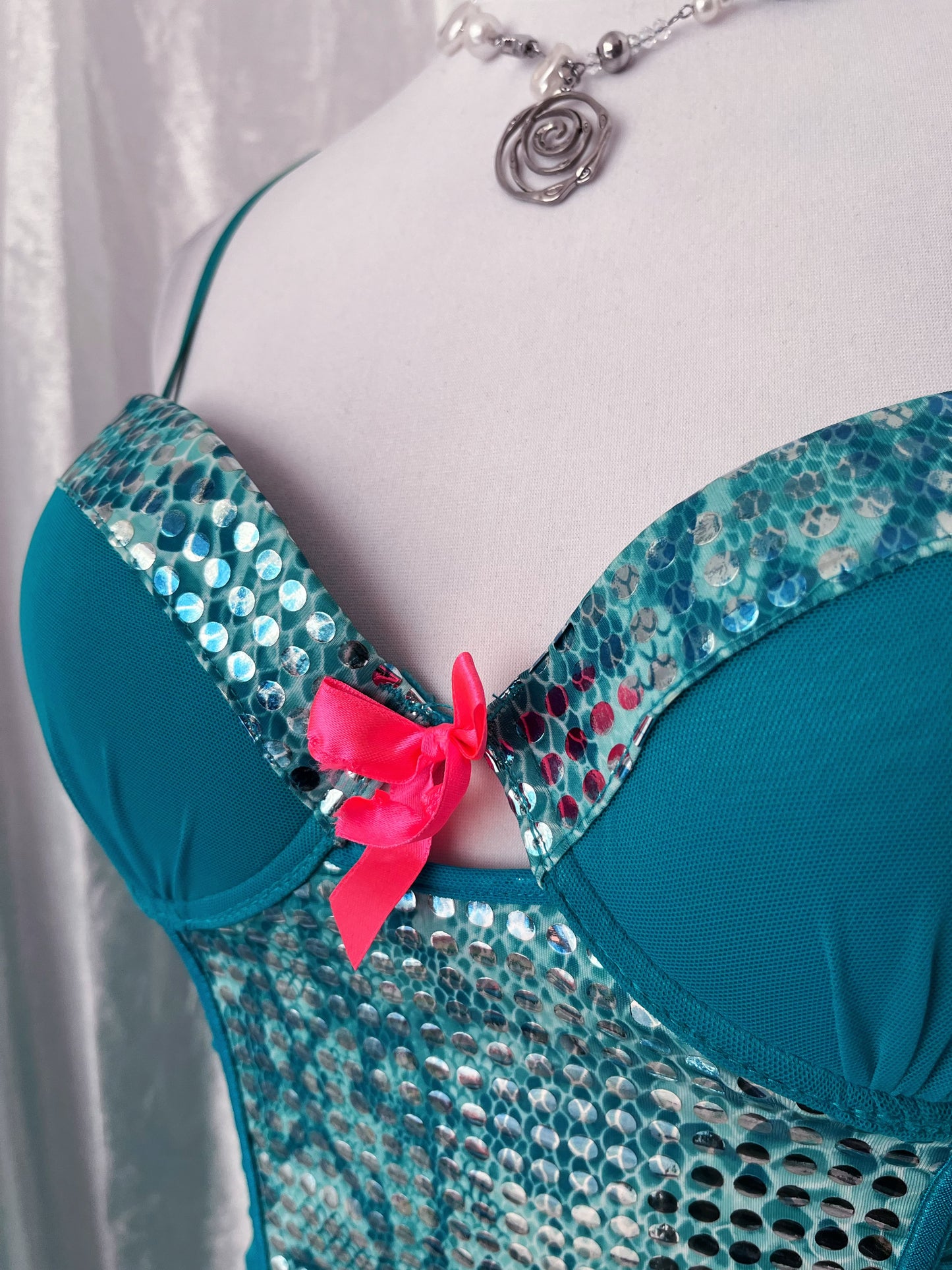 Mermaidcore cute babdyoll bustier 🧜🏻‍♀️
