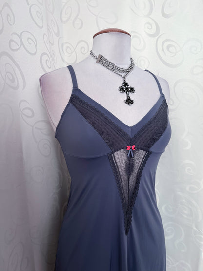 00’s dark coquette nightgown 🦷🎀