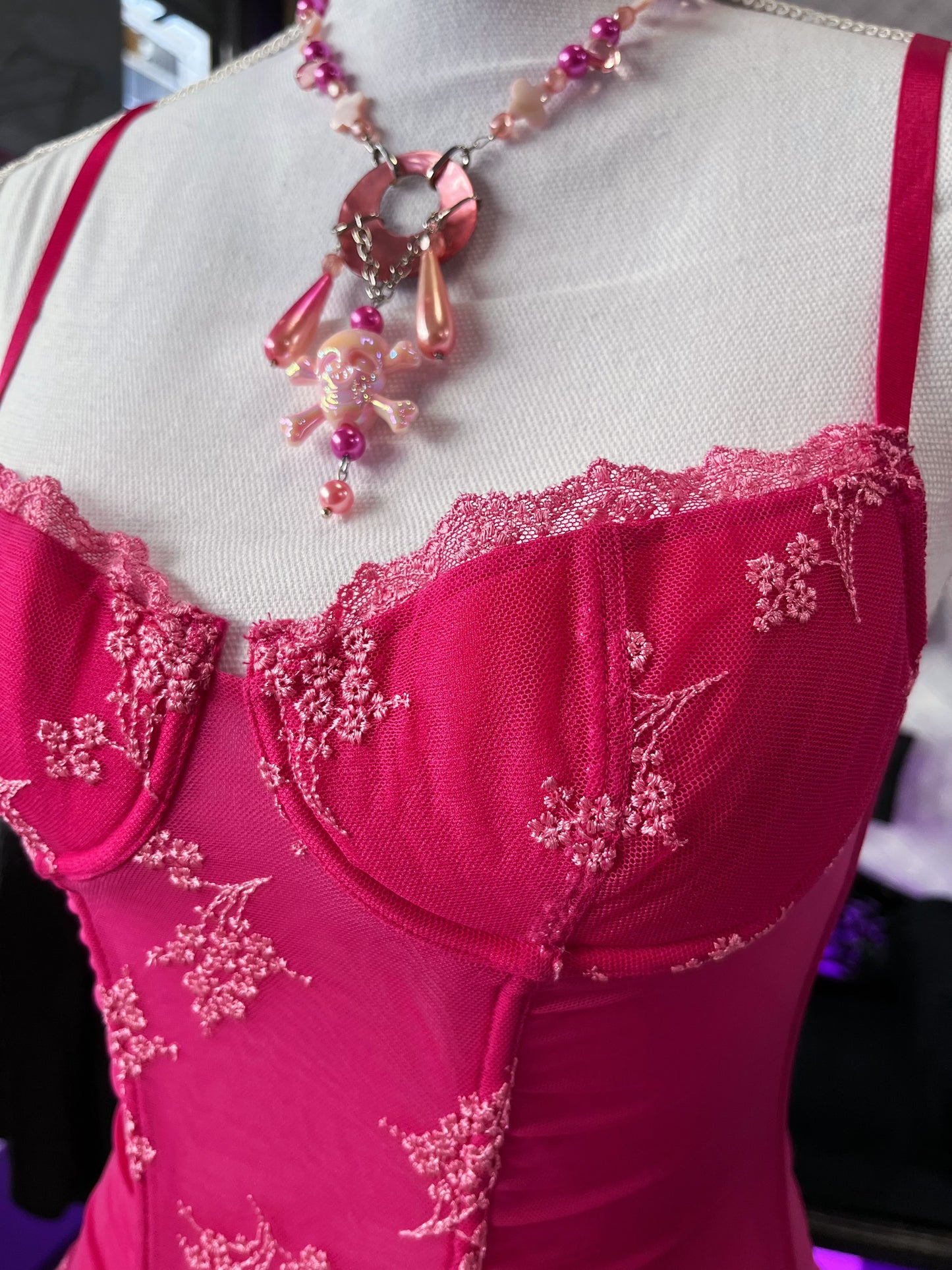 Modern whimsy fairy pink corset top 💞🦄