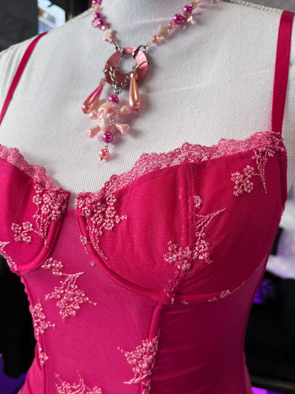 Modern whimsy fairy pink corset top 💞🦄