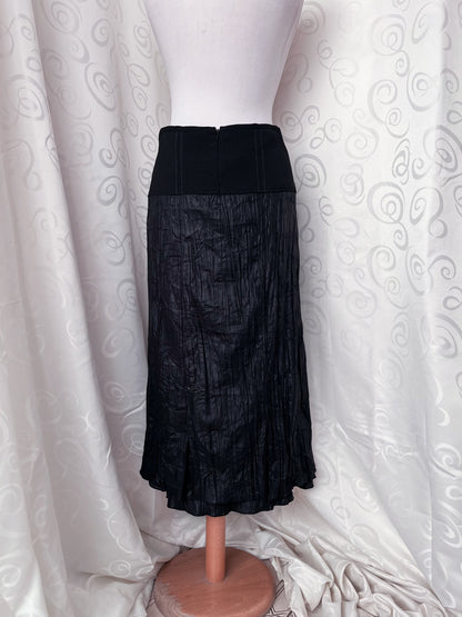 00’s whimsygoth black maxi skirt 🦇🕷️
