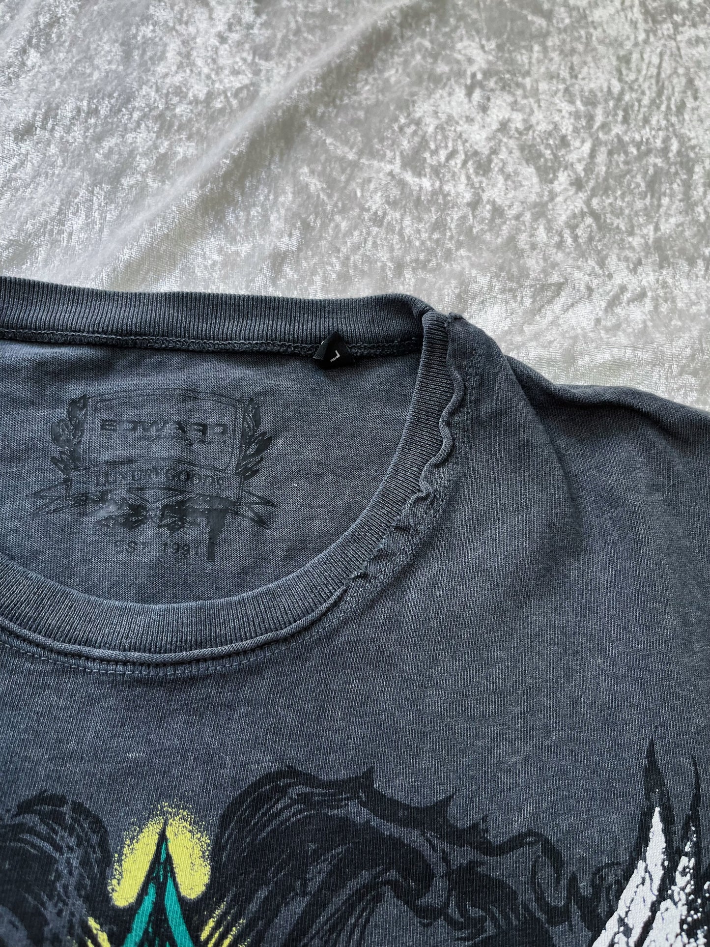 00’s Men’s cotton Alternative cross & skull longsleeve top 💀