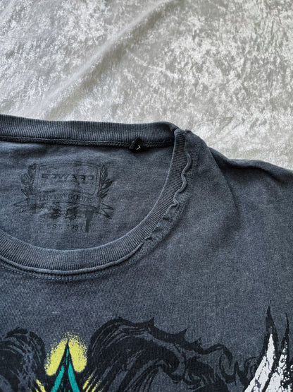 00’s Men’s cotton Alternative cross & skull longsleeve top 💀
