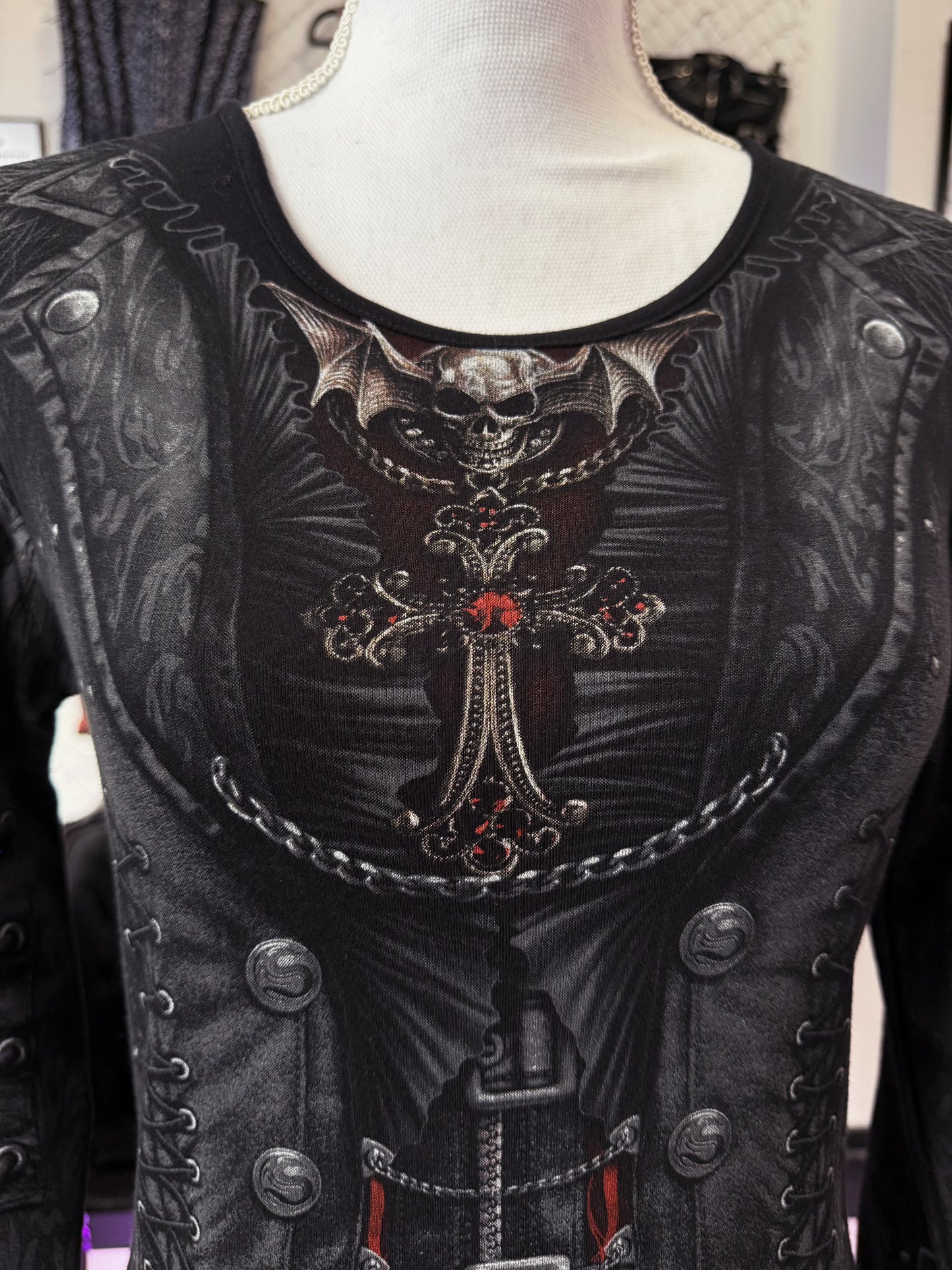 Spiral Direct Gothic vest print top🦇