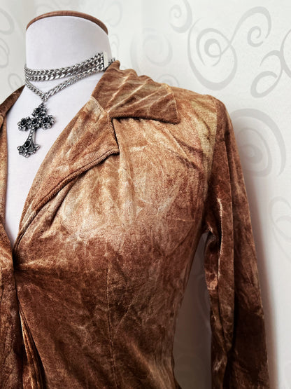 Vintage golden snake print cardigan/shirt ✨🐍⭐️