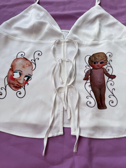 REWORKED Haunted Coquette top 🧸🫀🌀