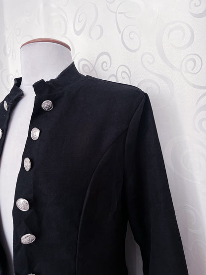 Gothic Black Parade military open blazer 🕷️🕸️