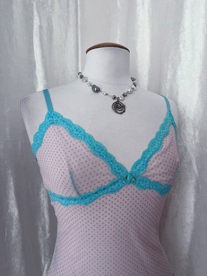 Cutest coquette see-through cami top 🦋🎀