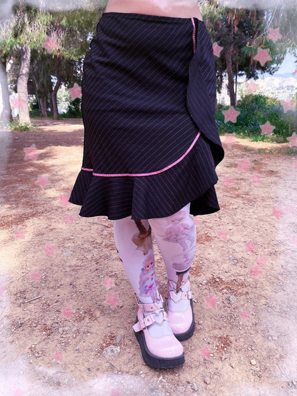 Cute office coquette striped skirt 🎀
