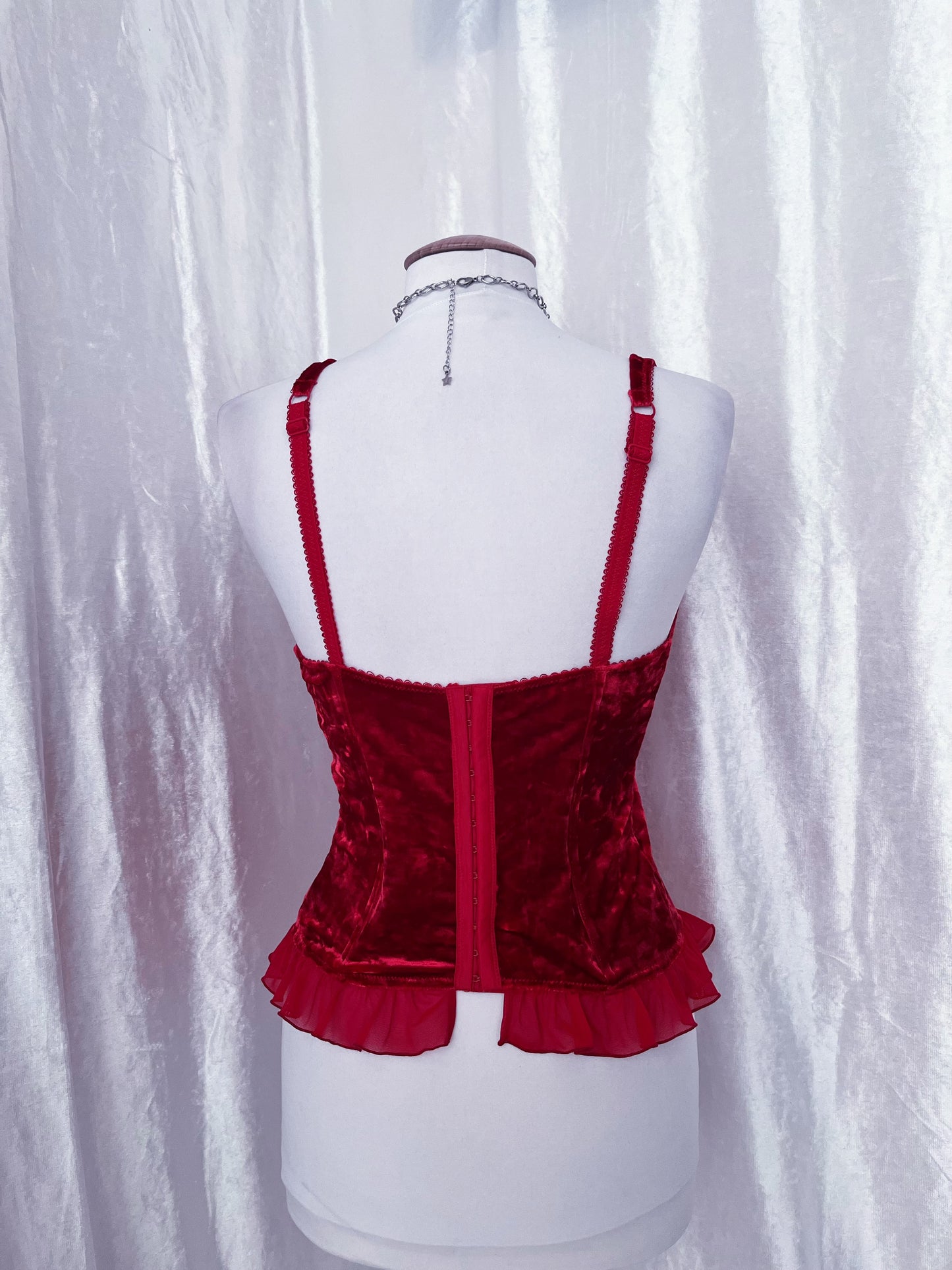 00’s Colours of the World velvet corset 💋🌹
