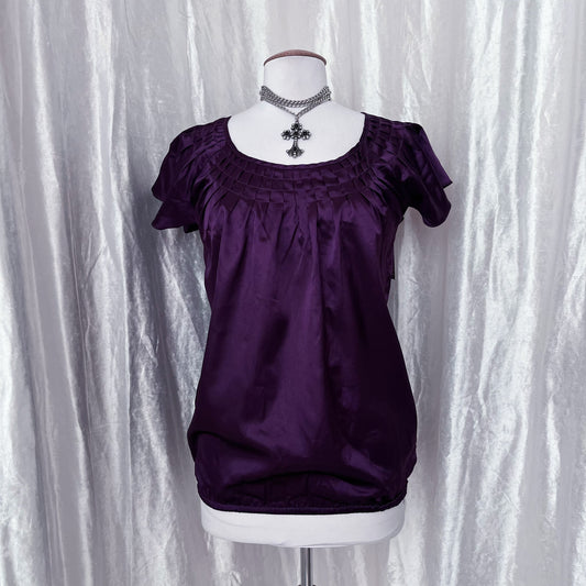 Fairy / Coquette saten purple top 💜