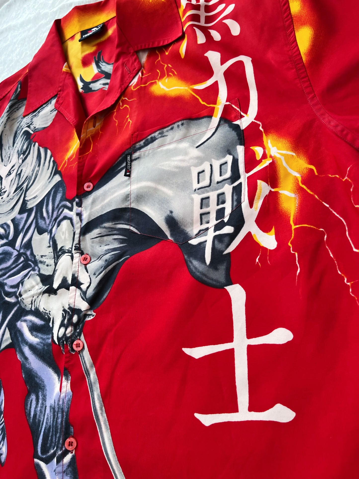 Insane vintage rare Samurai shirt 🍥🗡️