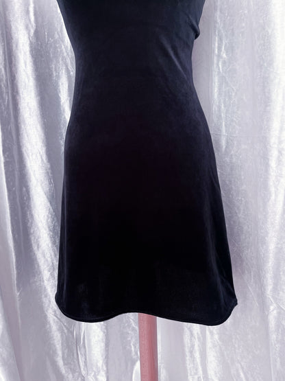 Y2K velvet black dress 🕸️✨