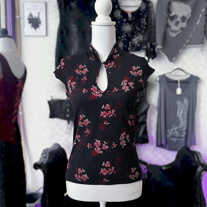 00’s Qipao style asian top 🍥