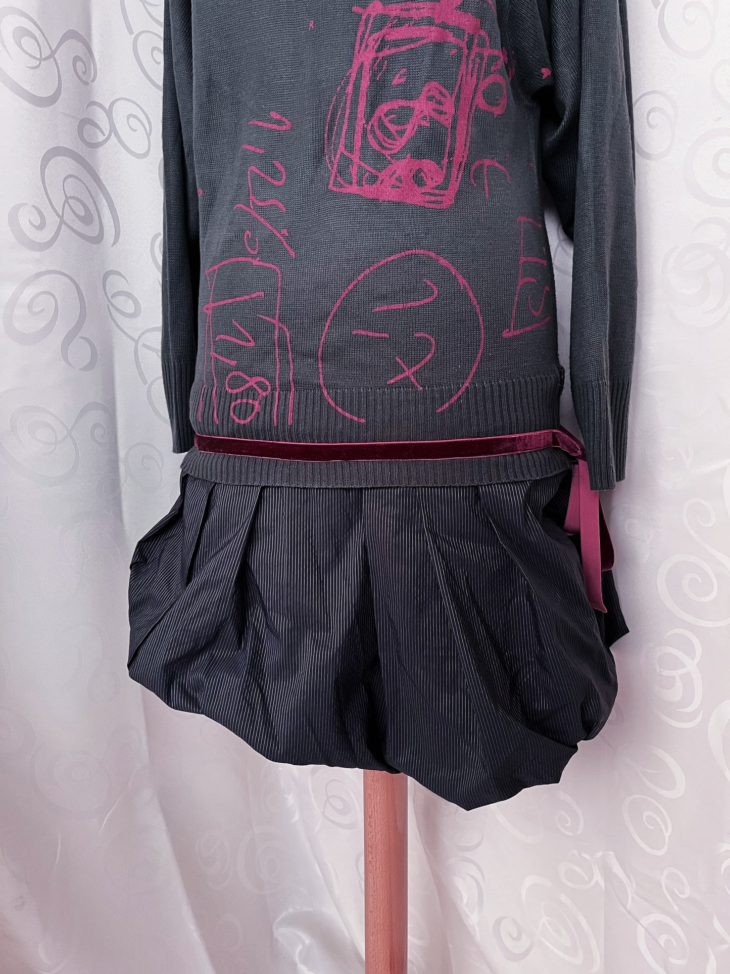 00's Desigual oversize knit balloon dress 🎀💕🍎