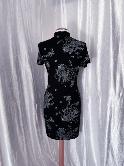 Pimkie asian qipao dress with dragon print 🐉