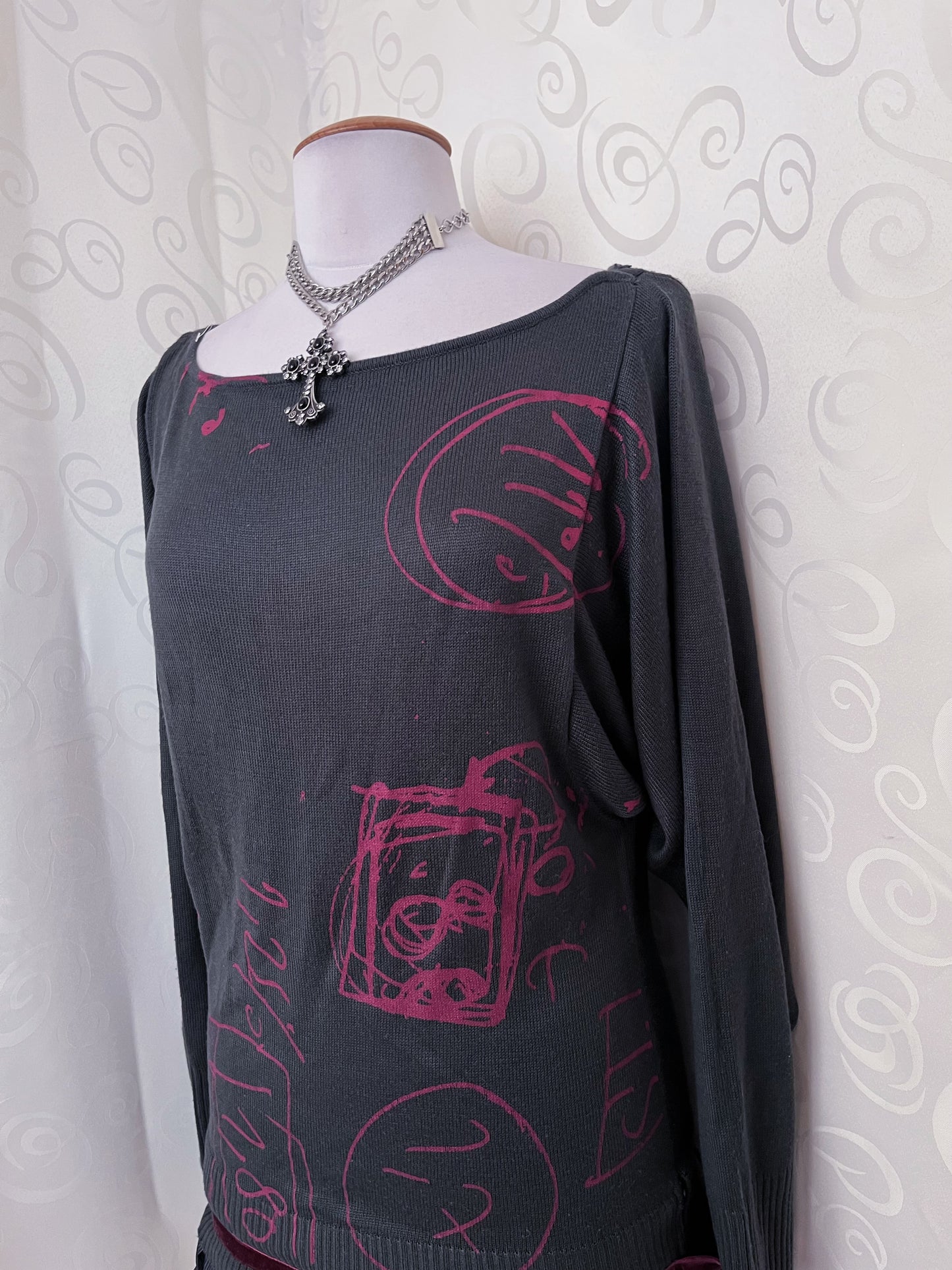 00's Desigual oversize knit balloon dress 🎀💕🍎