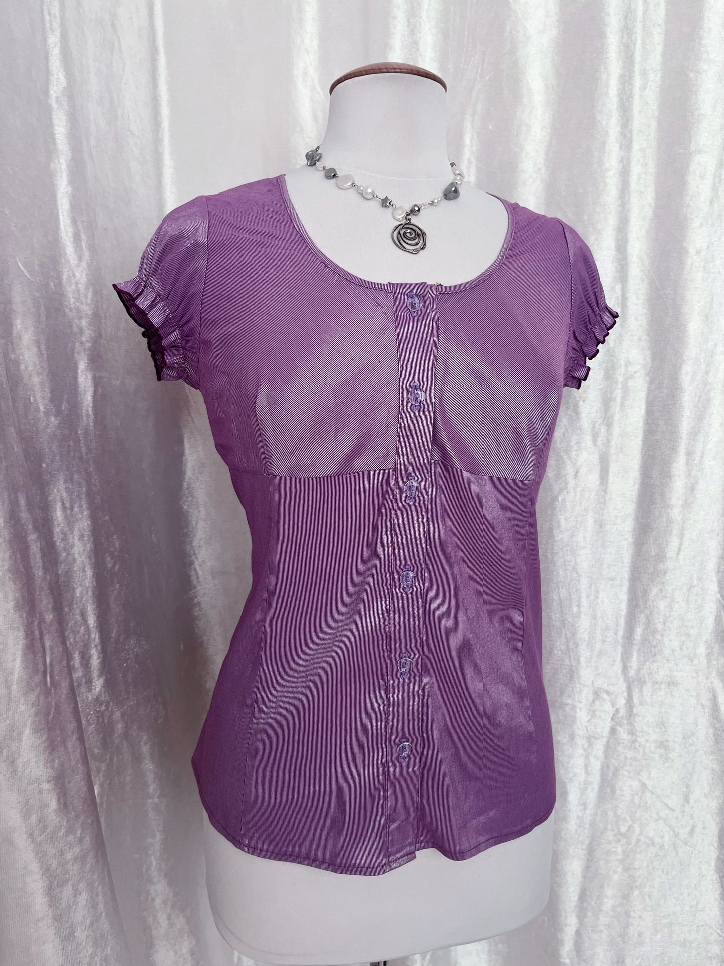 Fairy coquette lilac shirt 💜🎀