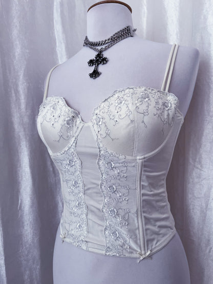 Angelic white corset top 🪽
