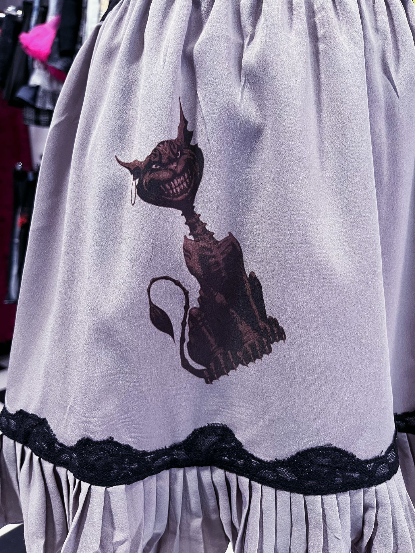 Alice REWORKED lavender dark coquette skirt 🔪