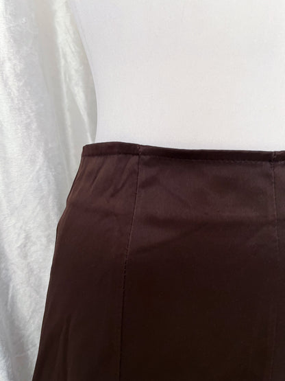 00’s fairy earthcore brown skirt with spiral details 🌀