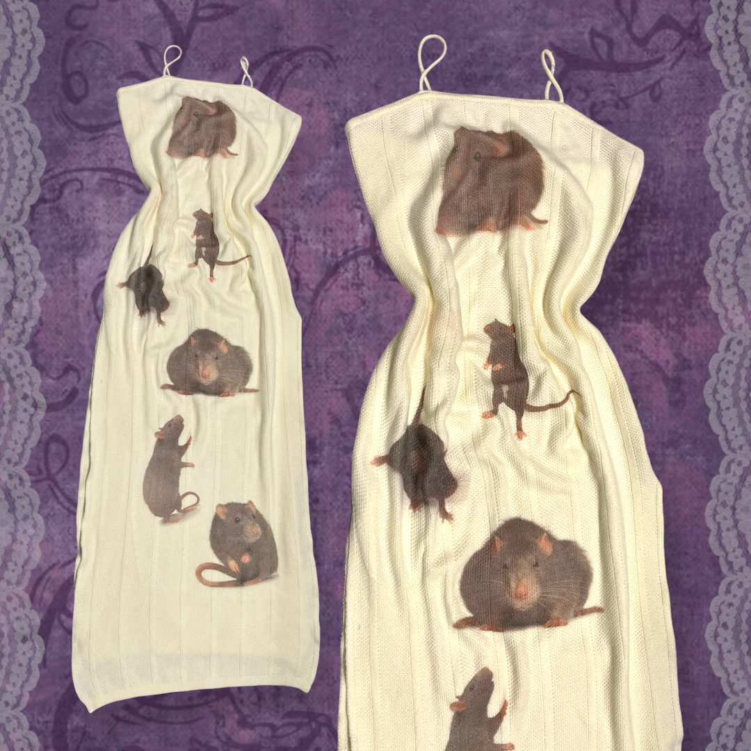 Rats REWORKED knit dress 🐀