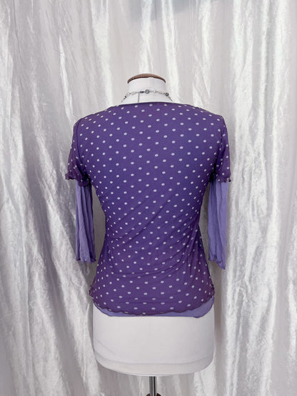 Cutest coquette polka dot top 💞