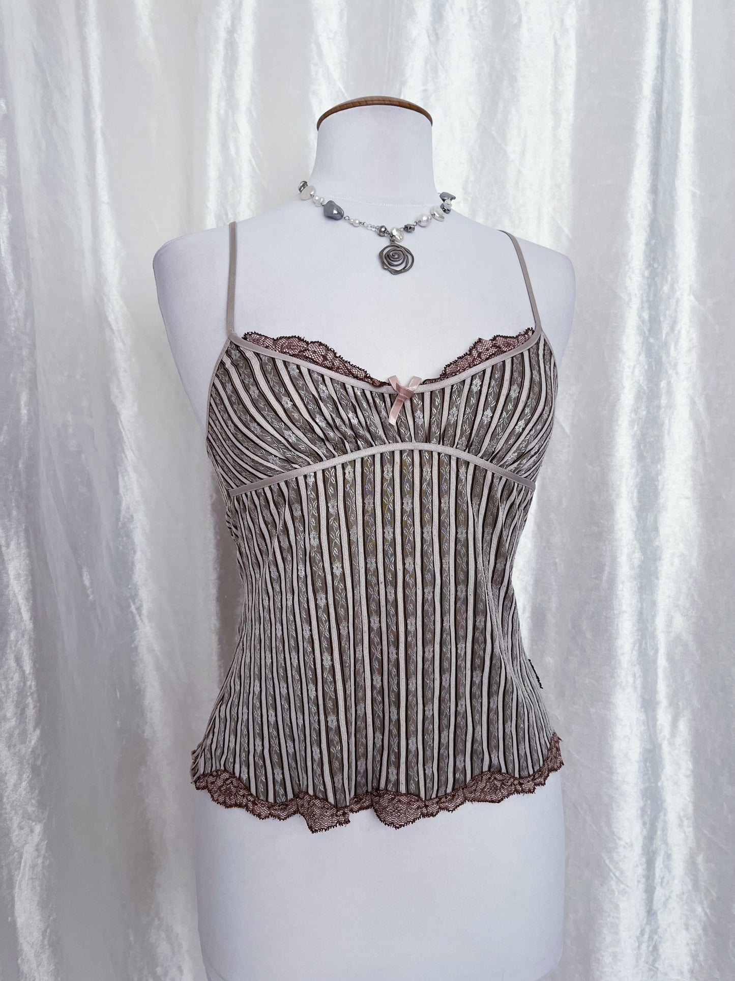 00’s coquette lingerie top 🎀✨