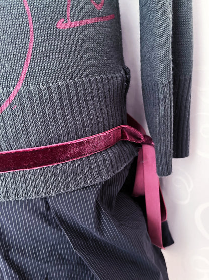 00's Desigual oversize knit balloon dress 🎀💕🍎