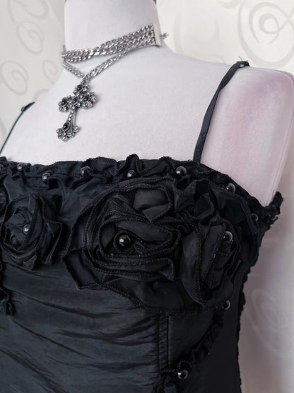 00’s Gothic / Dark Coquette black top 🥀