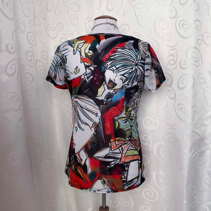 Twee anime mesh tee ❤️🍥