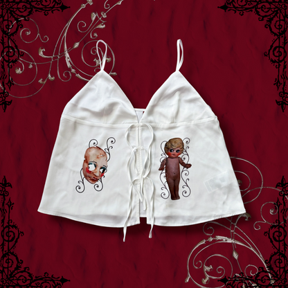 REWORKED Haunted Coquette top 🧸🫀🌀