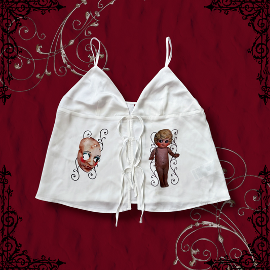 REWORKED Haunted Coquette top 🧸🫀🌀