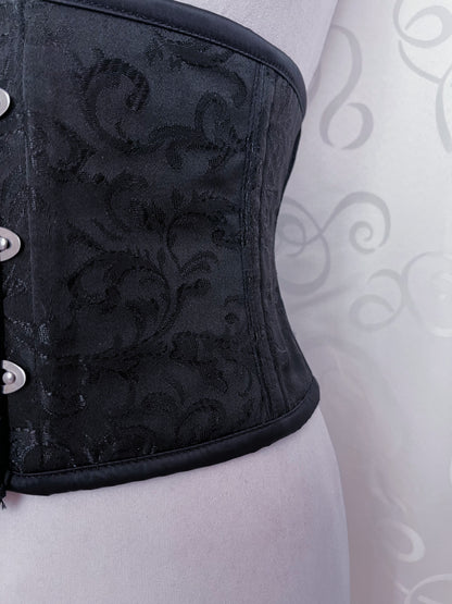 Dracula Black Brocade Waist Cincher 🖤