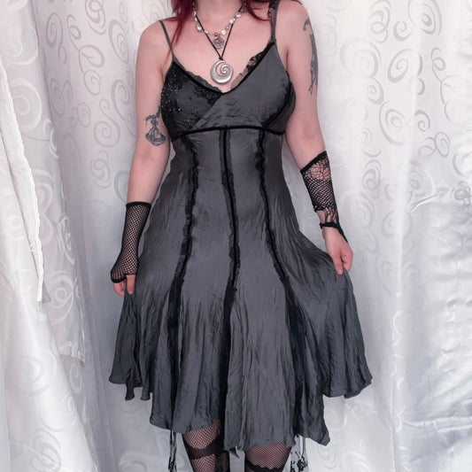 River Island Gothic fairy cami slip dress ˚₊‧⁺⋆♱