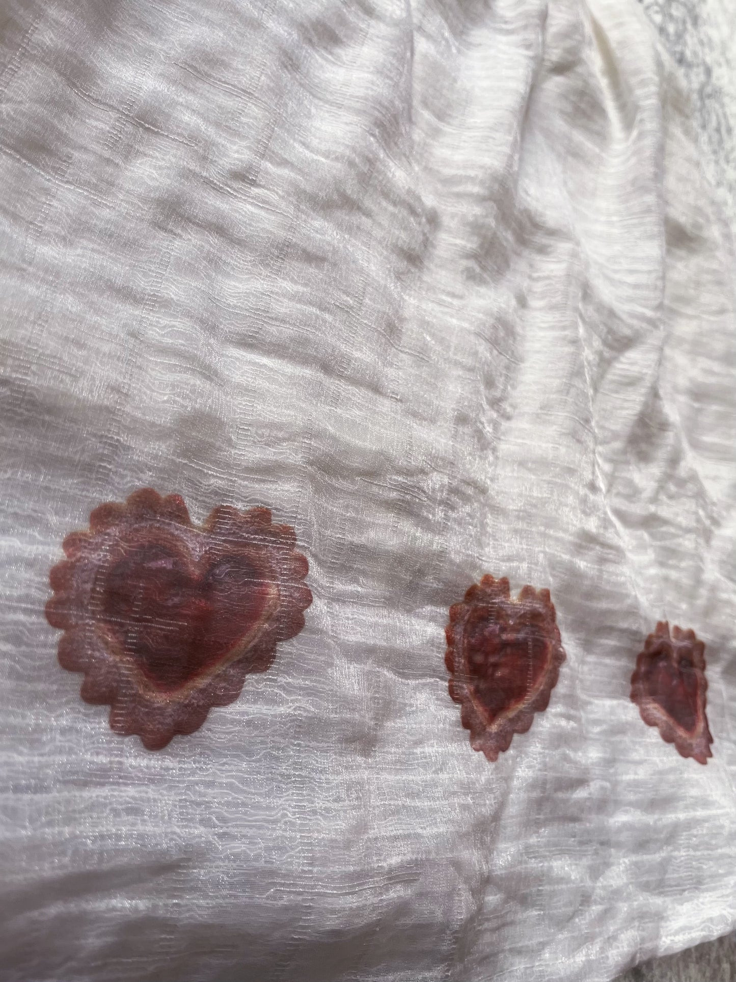 Beating Heart REWORKED white dress 🫀🍪