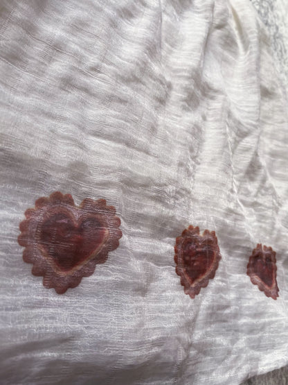 Beating Heart REWORKED white dress 🫀🍪